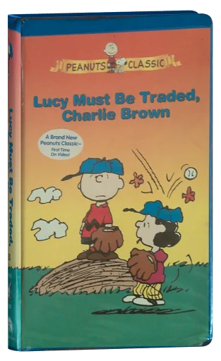 Lucy Must Be Traded, Charlie Brown VHS cover
