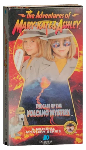 The Adventures of Mary-Kate & Ashley: The Case of the Volcano Mystery VHS cover