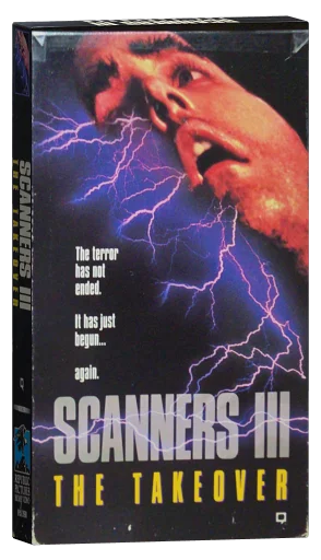 Scanners III: The Takeover VHS, Republic Pictures Home Video