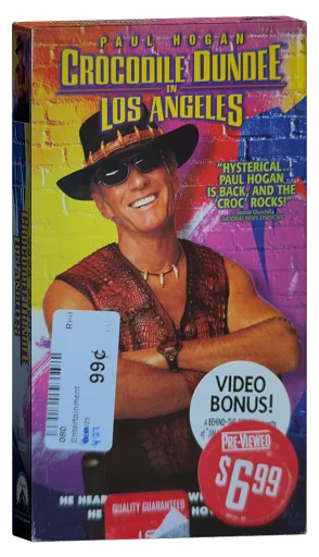 Crocodile Dundee in Los Angeles VHS, Paramount Pictures