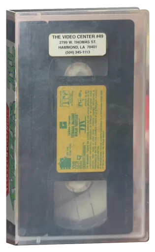 Teenage Mutant Ninja Turtles III VHS, New Line Home Video