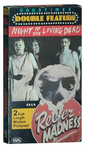 Night of the Living Dead VHS, GoodTimes Home Video