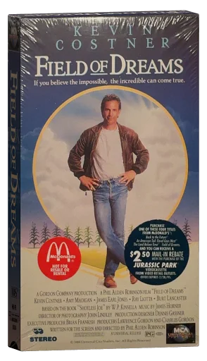 Field of Dreams VHS, MCA Universal Home Video