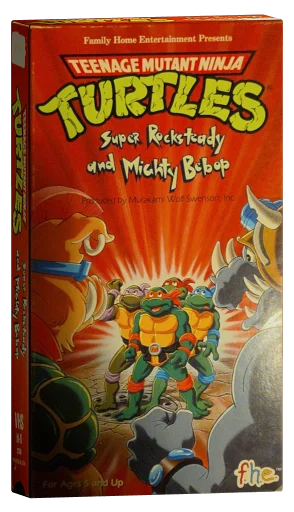 Teenage Mutant Ninja Turtles VHS, Family Home Entertainment