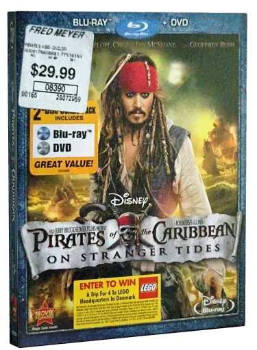 Pirates of the Caribbean: On Stranger Tides Blu-ray, Walt Disney Home Video