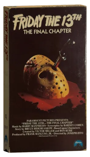 Friday the 13th: The Final Chapter VHS cover