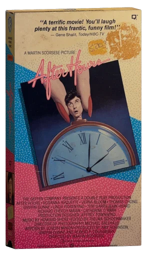 After Hours VHS, Warner Home Video