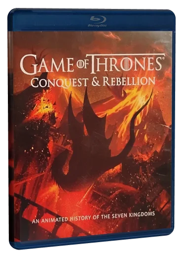 Game of Thrones - Conquest & Rebellion: An Animated History of the Seven Kingdoms Blu-ray cover