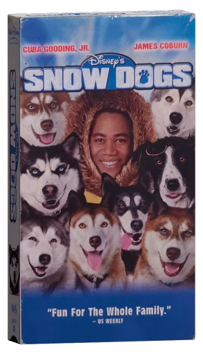 Snow Dogs VHS, Walt Disney Home Entertainment