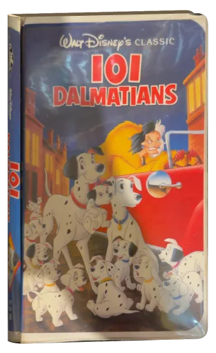 101 Dalmatians VHS cover