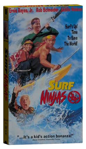 Surf Ninjas VHS, New Line Home Video
