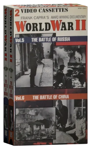 World War II: The Battle of Russia / The Battle of China VHS, Madacy Video