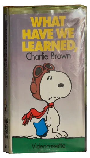 What Have We Learned, Charlie Brown? VHS, Kartes Video Communications