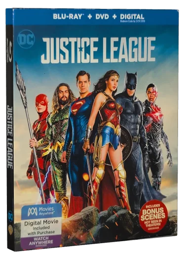 Justice League Blu-ray, Warner Bros.