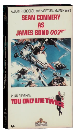 You Only Live Twice VHS, MGM/UA Home Video