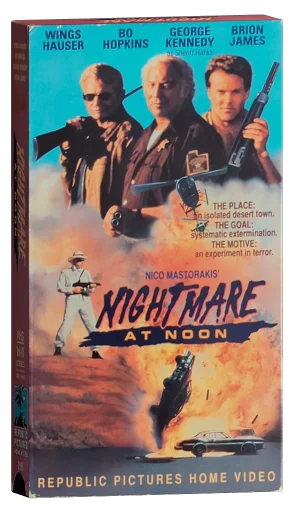 Nightmare at Noon VHS, Republic Pictures Home Video