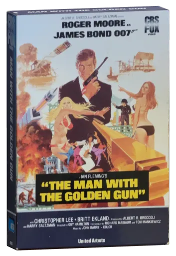 The Man with the Golden Gun Betamax, CBS/FOX Video