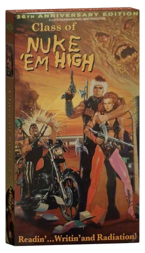 Class of Nuke 'Em High VHS, VHS Haven