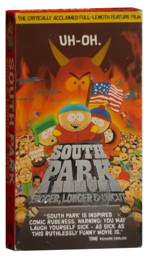 South Park: Bigger, Longer & Uncut VHS, Paramount
