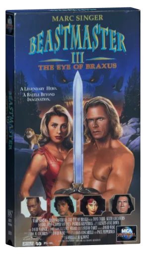 Beastmaster III: The Eye of Braxus VHS, MCA Universal Home Video