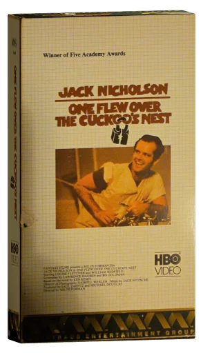 One Flew Over the Cuckoo's Nest VHS, HBO Video
