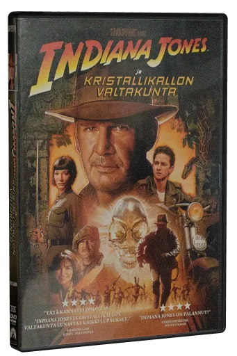 Indiana Jones ja kristallikallon valtakunta DVD cover