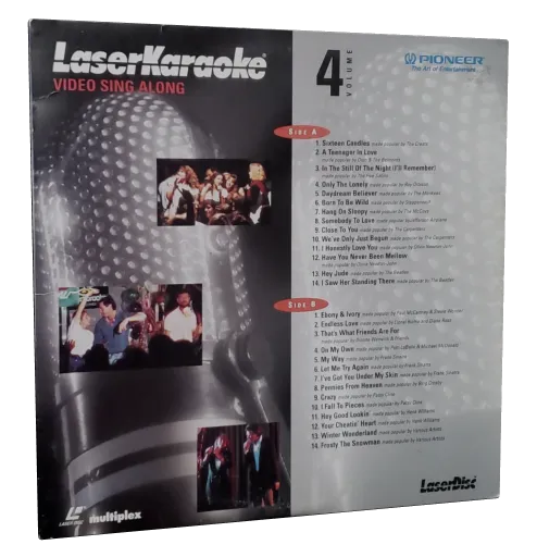 LaserKaraoke Video sing along Laserdisc cover