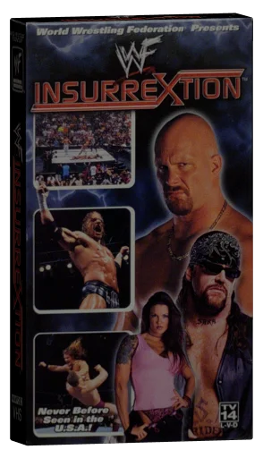 WWF Insurrextion 2001 VHS cover
