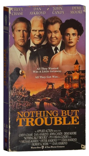 Nothing But Trouble VHS, Warner Home Video
