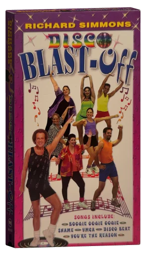 Richard Simmons Disco Blast-Off VHS, GoodTimes Home Video