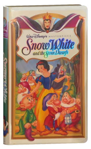 Snow White and the Seven Dwarfs VHS, Buena Vista Home Video