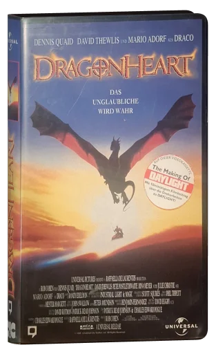 DragonHeart VHS, Universal Studios Home Video