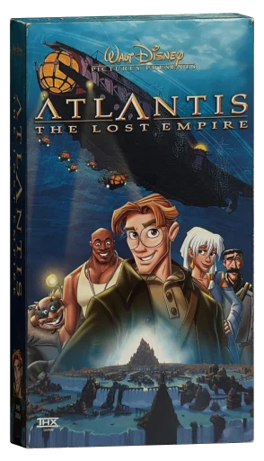 Atlantis: The Lost Empire VHS, Walt Disney Pictures