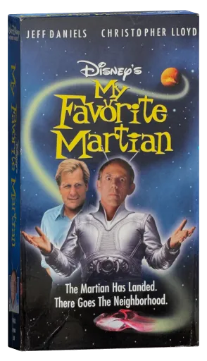 My Favorite Martian VHS cover