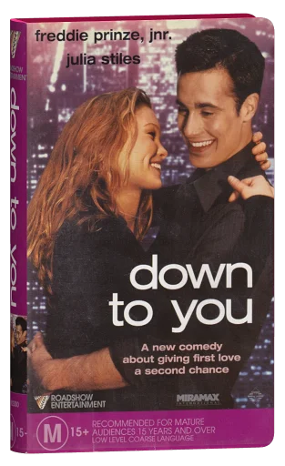 Down to You VHS, Roadshow Entertainment