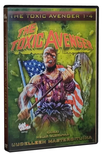 The Toxic Avenger 1-4 DVD cover