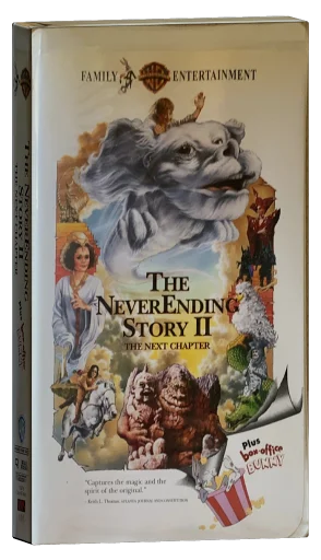 The NeverEnding Story II: The Next Chapter VHS, Warner Home Video
