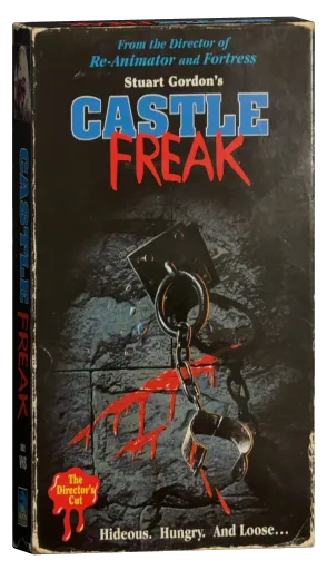 Castle Freak VHS, Full Moon Home Video