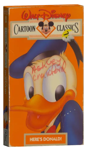 Walt Disney Cartoon Classics: Here's Donald VHS, Walt Disney Home Video