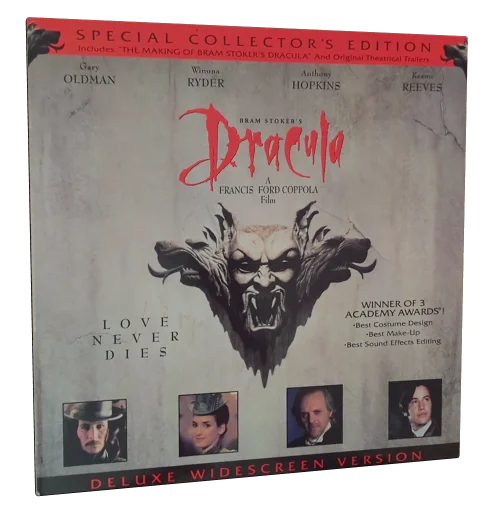 Bram Stoker's Dracula Laserdisc, Columbia TriStar Home Video