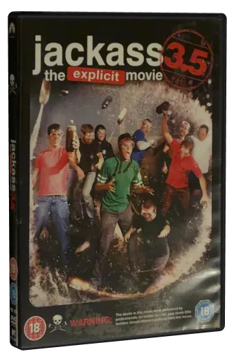 Jackass 3.5: The Explicit Movie DVD cover