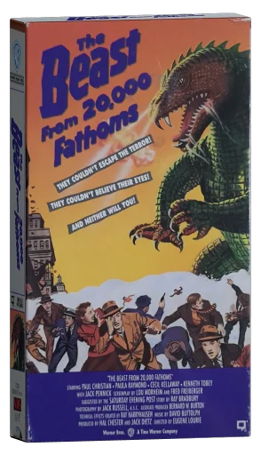 The Beast from 20,000 Fathoms VHS, Warner Home Video