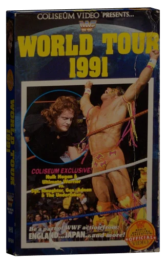 WWE World Tour 1991 VHS cover