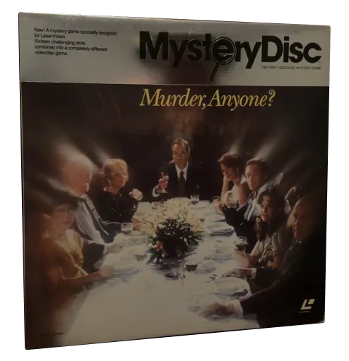 MysteryDisc: Murder, Anyone? Laserdisc cover