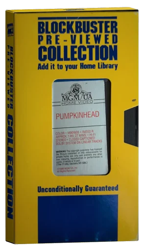 Pumpkinhead VHS, MGM/UA Home Video