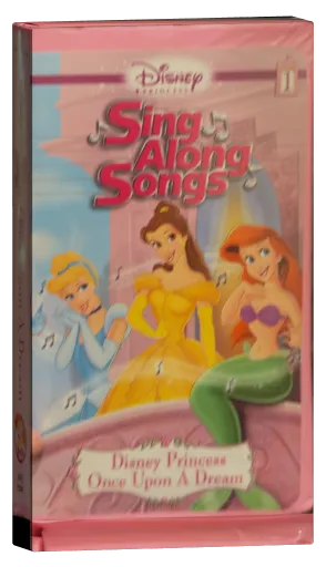 Disney Princess Sing Along Songs, Vol. 1 - Once Upon A Dream VHS, Disney