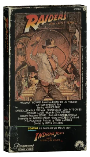 Raiders of the Lost Ark VHS, Paramount Home Video