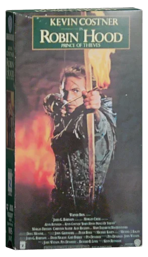 Robin Hood: Prince of Thieves VHS, Warner Home Video
