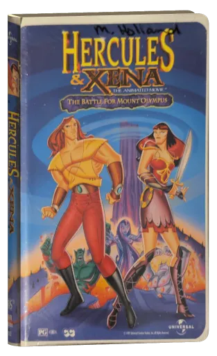 Hercules and Xena - The Animated Movie: The Battle for Mount Olympus VHS, Universal Home Video