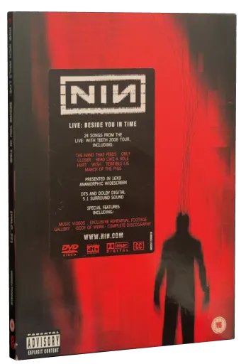 Nine Inch Nails: Beside You in Time DVD cover